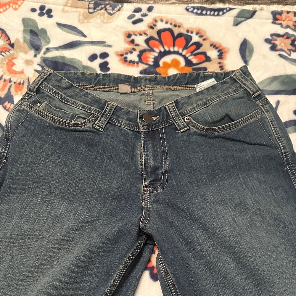 Carhartt Women's Straight Leg Jeans in Blue